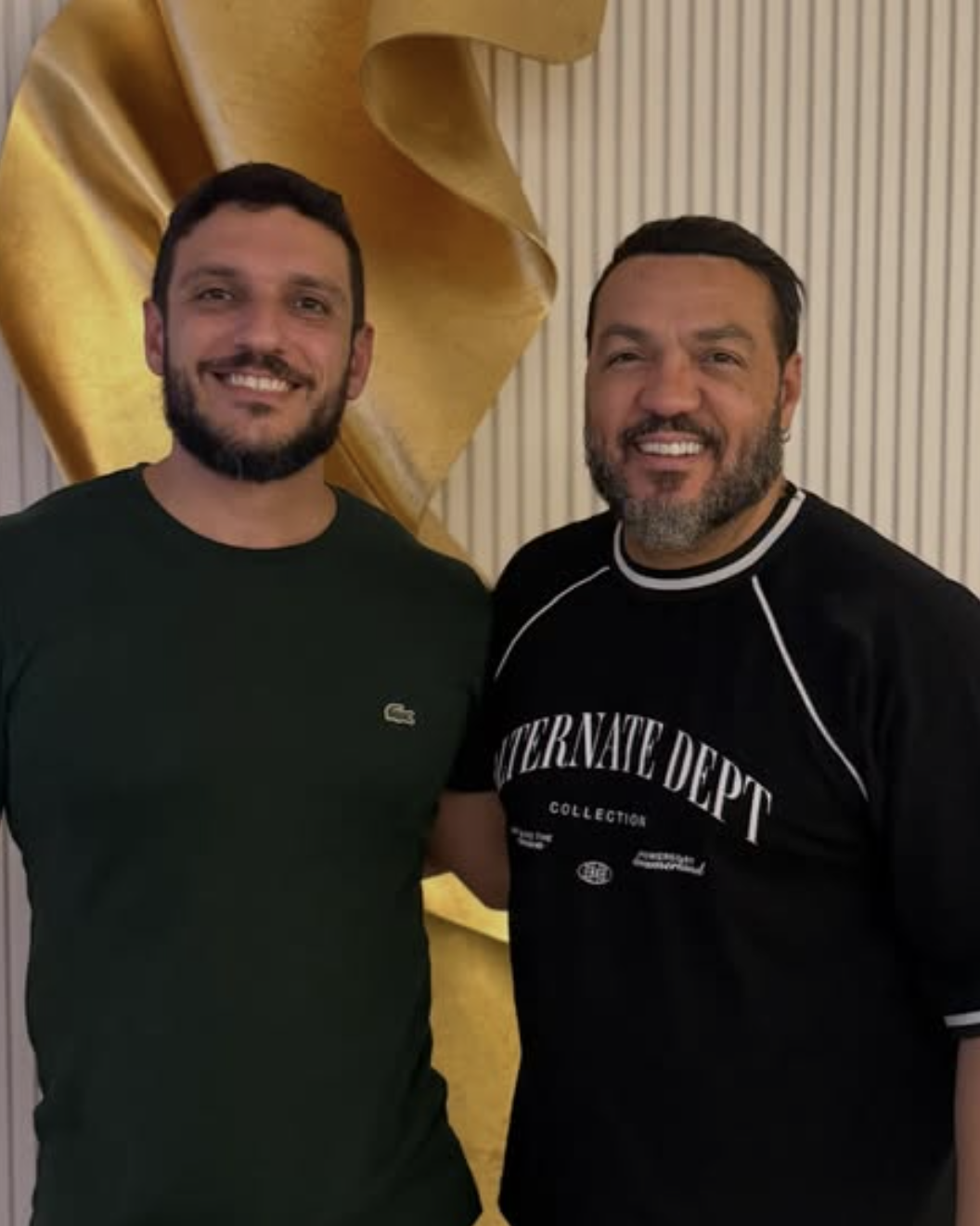 Belo com profissional do Espaço Thiago Neves